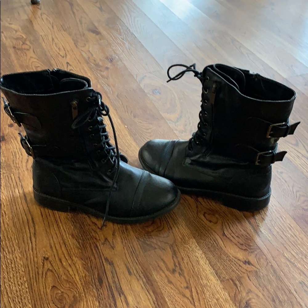 Black boots